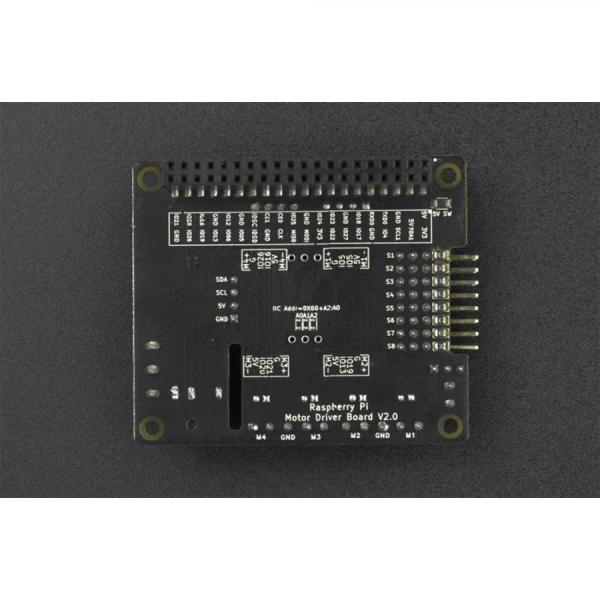 디바이스마트,오픈소스/코딩교육 > 라즈베리파이 > 라즈베리파이 확장보드/HAT,DFROBOT,라즈베리파이 모터 구동 확장 보드(Raspberry Pi 4B / 3B+ / 3B / Zero와 호환) [DRI0054],여러 모터, 스테퍼 모터 및 서보 동시 지원 / DC-DC 전압 안정화 회로 포함 / 8개 서보 동시 구동 / 12비트 해상도, 최대 1.6KHz까지 조정 가능한 PWM 주파수 / 전원공급전압 : 6 ~ 25V