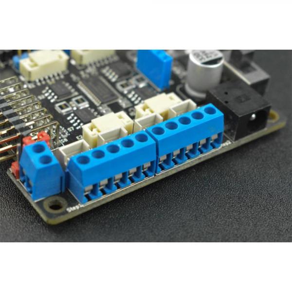 디바이스마트,오픈소스/코딩교육 > 라즈베리파이 > 라즈베리파이 확장보드/HAT,DFROBOT,라즈베리파이 모터 구동 확장 보드(Raspberry Pi 4B / 3B+ / 3B / Zero와 호환) [DRI0054],여러 모터, 스테퍼 모터 및 서보 동시 지원 / DC-DC 전압 안정화 회로 포함 / 8개 서보 동시 구동 / 12비트 해상도, 최대 1.6KHz까지 조정 가능한 PWM 주파수 / 전원공급전압 : 6 ~ 25V