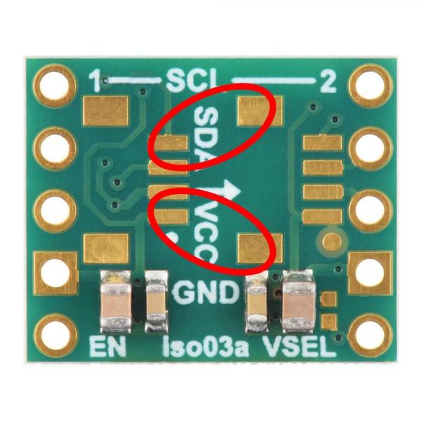 디바이스마트,MCU보드/전자키트 > 통신/네트워크 > 절연 통신,Pololu,Pololu I²C Isolator with Isolated Power and Connectors, ISO1640, MIE1W0505BGLVH, 5V/3.3V, 200mA #5393,JST SH 4핀 커넥터 포함 / 양방향 I²C 통신 / 선택 가능한 5V 또는 3.3V 조절 출력/ 입력 전압 범위 : 3V ~ 5.5V / 최대 출력 전류 : 200mA