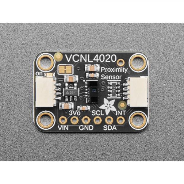 디바이스마트,MCU보드/전자키트 > 센서모듈 > 라이다/거리/초음파/라인 > 거리/근접센서,Adafruit,Adafruit VCNL4020 Proximity and Light Sensor - STEMMA QT / Qwiic [ada-5810],0~200mm(약 7.5인치) 범위에서 작동하는 근접 센서와 0.26~16,000 lux 범위의 조도 센서 탑재 / I2C 사용