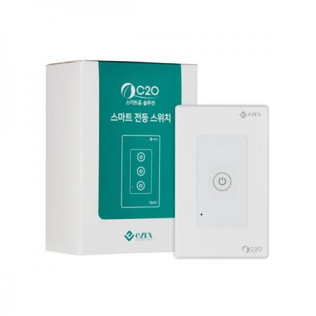디바이스마트,리퍼브존 > 리퍼브샵,이젝스,[리퍼상품] WiFi 스마트 전등 스위치 1구,★주문 후 절대 반품/취소 불가★ 스마트폰을 이용하여 언제 어디서나 조명을 제어할 수 있는 무선 전등스위치 1구 / 네이버 클로바 연동 / ※ 포장박스 옆면에 시리얼 넘버가 기재되어있으니 꼭 확인해주세요