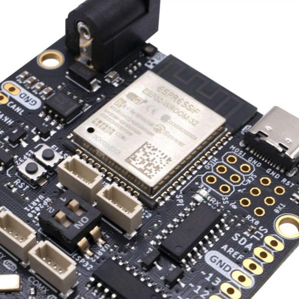 디바이스마트,오픈소스/코딩교육 > 파이썬/IoT 개발 보드 > ESP32,UNIT ELECTRONICS,DualMCU ONE ESP32 + RP2040 아두이노 우노 호환 개발보드,아두이노 우노 호환 ESP32+RP2040 콤보 개발보드 / CH340C / ARM Cortex-M0+ /  크기 : 53mm x 68mm