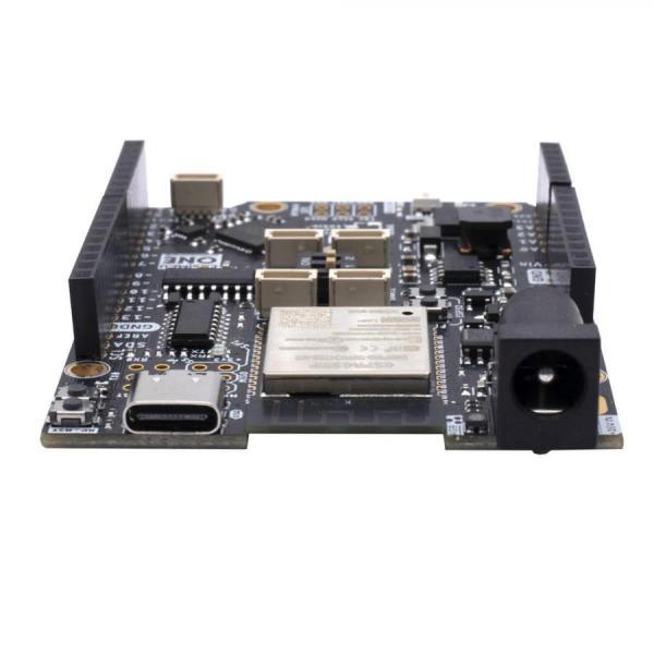 디바이스마트,오픈소스/코딩교육 > 파이썬/IoT 개발 보드 > ESP32,UNIT ELECTRONICS,DualMCU ONE ESP32 + RP2040 아두이노 우노 호환 개발보드,아두이노 우노 호환 ESP32+RP2040 콤보 개발보드 / CH340C / ARM Cortex-M0+ /  크기 : 53mm x 68mm