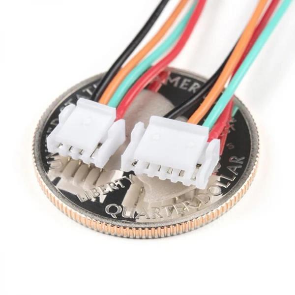디바이스마트,케이블/전선 > 점퍼/하네스/악어/바나나 > 점퍼 와이어/케이블,SparkFun,JST-GHR-04V to JST-GHR-06V Cable - 1.25mm pitch [CAB-17239],잘라서 GHR 1.25mm 피치 커넥터가 있는 4핀 또는 6핀 케이블로 만들 수 있습니다