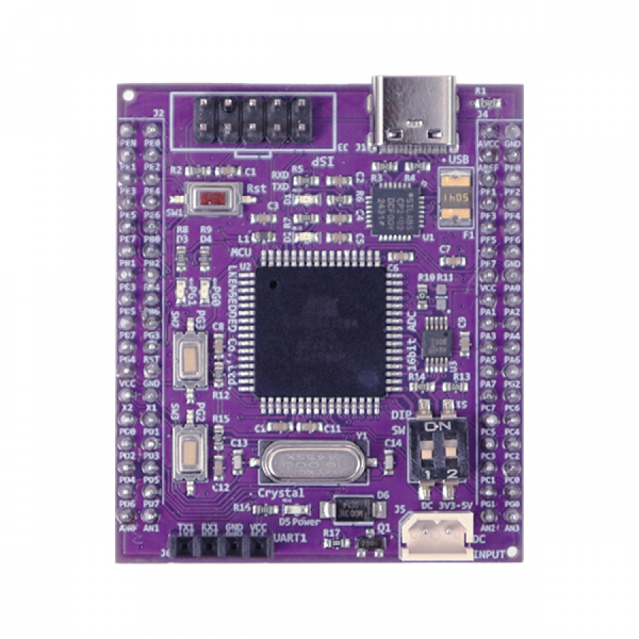 AVR ATmega128 개발모듈 Pro with USB Type-C