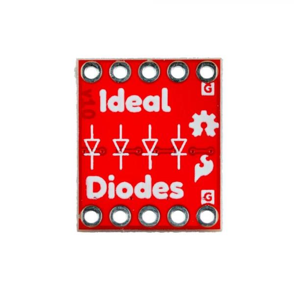 디바이스마트,MCU보드/전자키트 > 전원/신호/저장/응용 > 레벨컨버터/전압관리,SparkFun,SparkFun Ideal Diode Breakout [COM-27925],4개의 채널과 접지 연결을 갖추고 있어 안정적인 단방향 전압 제어 제공 / 내부 전력 소모 / 역방향 DC 누설 전류 최소화