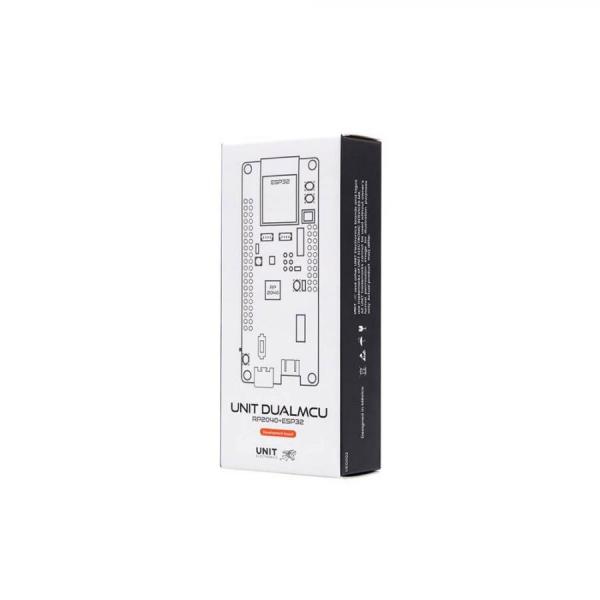 디바이스마트,오픈소스/코딩교육 > 파이썬/IoT 개발 보드 > ESP32,UNIT ELECTRONICS,DualMCU ESP32 + RP2040 개발보드,ESP32+RP2040 콤보 개발보드 / CH340C / ARM Cortex-M0+ /  크기 : 84mm x 36mm x 6.6mm