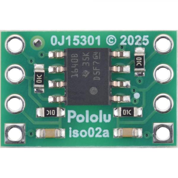 디바이스마트,MCU보드/전자키트 > 통신/네트워크 > 절연 통신,Pololu,Pololu I²C Isolator, ISO1640 #5390,커넥터 미포함 / 두 장치 간의 전기적으로 절연된 양방향 I²C 통신 / 최대 1.7MHz의 양방향 데이터 전송을 지원하는 TI ISO1640B 기반