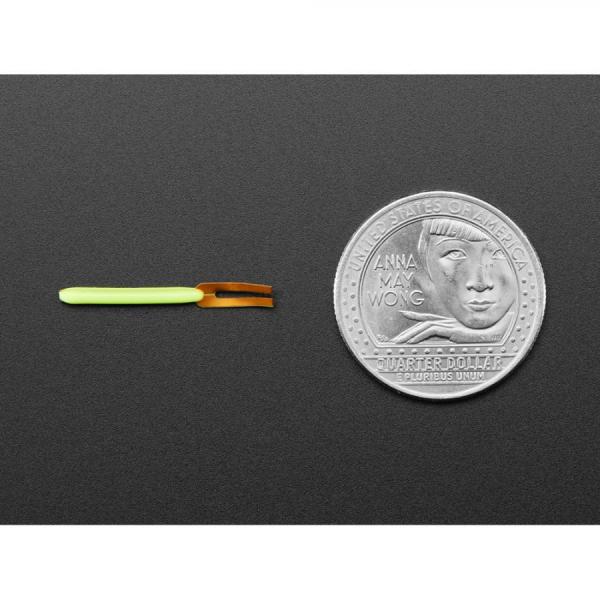 디바이스마트,LED/LCD > LED 인테리어조명 > 플렉서블 LED,Adafruit,Single-Ended Flexible LED Filament - 3V 25mm long - Green [ada-6145],초록색 / 실리콘 코팅 / 전원 공급 : ~3V / 최대 50mA를 통과시키기 위해 저항으로 전류 제한을 권장합니다 / 길이 : 25mm