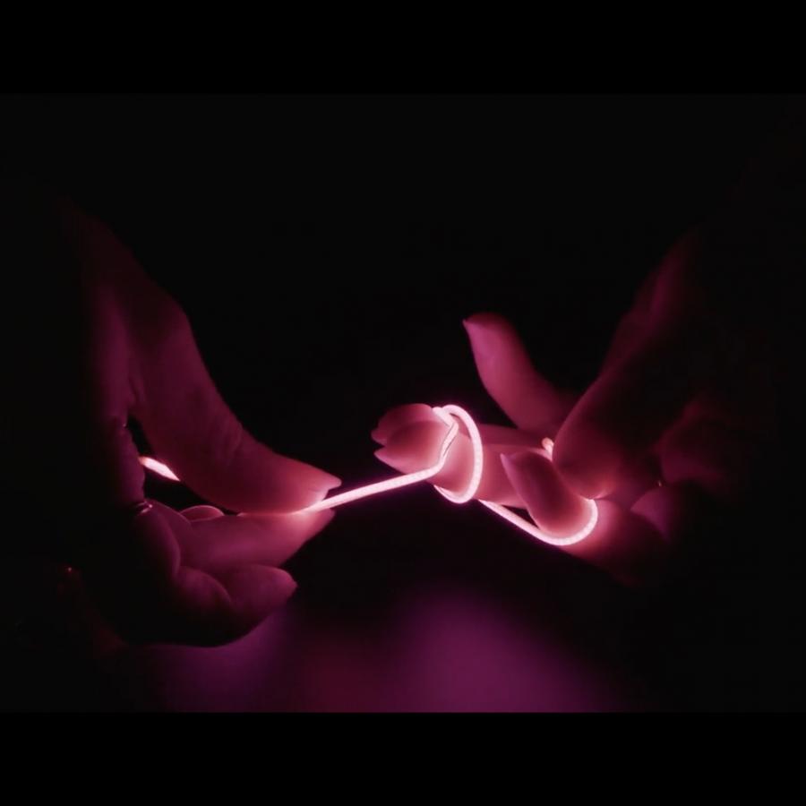 Single ended nOOds - 300mm long Flexible LED Filament - Pink 3V [ada-6152]