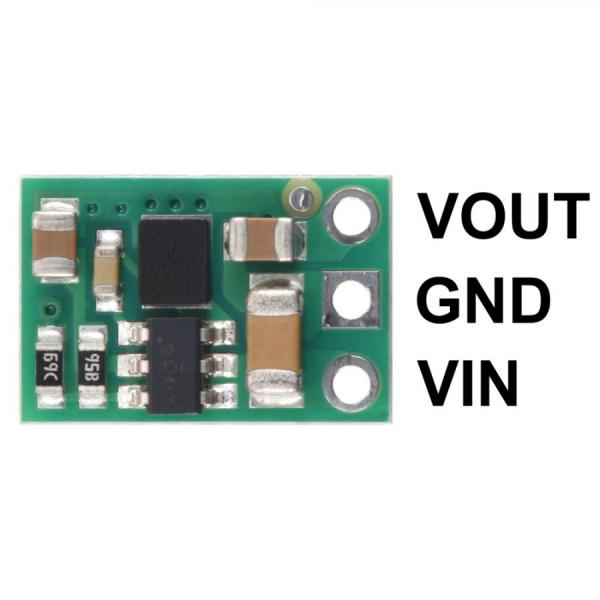 디바이스마트,MCU보드/전자키트 > 전원/신호/저장/응용 > 레벨컨버터/전압관리,Pololu,5V, 500mA Step-Down Voltage Regulator D45V5F5 #5433,출력 전압 : 5V / 최대 출력 전류 : 700mA / 입력 전압 범위 : 5.2V ~ 65V / 크기 : 0.3 x 0.45인치