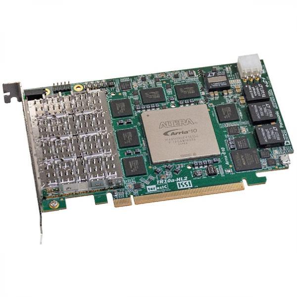 디바이스마트,MCU보드/전자키트 > 프로세서/개발보드 > FPGA,Terasic,Intel TR10a-HL2 Arria 10 FPGA Development Kit [P0578],TR10a-HL2 Arria 10 FPGA Development Kit / 237.6Gbps 이상의 대역폭을 제공하는 6개의 독립적인 QDRII+ SRAM 뱅크와 2개의 PCIe Gen3 x8 인터페이스로 구성된 PCIe x16 에지 커넥터가 장착된 이 보드는 시중의 다른 Arria 10 가속 카드보다 2배 높은 처리량을 제공