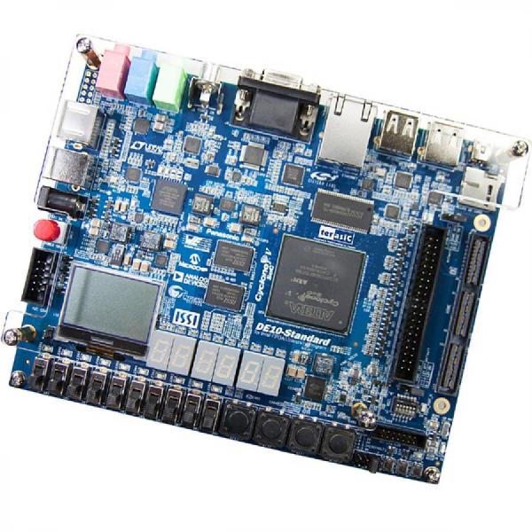 디바이스마트,MCU보드/전자키트 > 프로세서/개발보드 > FPGA,Terasic,Intel DE10-Standard [P0493],The DE10-Standard Development Kit / Intel System-on-Chip(SoC) FPGA를 중심으로 구축된 강력한 하드웨어 설계 플랫폼을 제공 / 고속 DDR3 메모리, 비디오 및 오디오 기능, 이더넷 네트워킹 등의 하드웨어가 포함