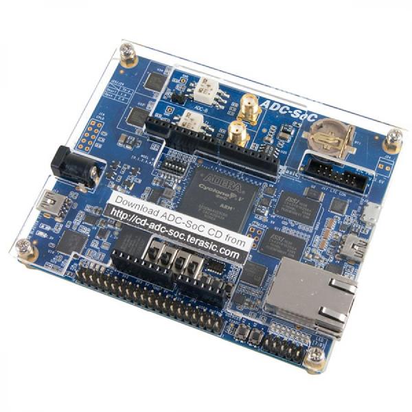 디바이스마트,MCU보드/전자키트 > 프로세서/개발보드 > FPGA,Terasic,Intel ADC-SoC [P0435],ADC-SoC-Terasic / SoC FPGA motherboard / 내장된 ADC 회로는 SMA를 입력 인터페이스로 사용 / 14비트 해상도와 최대 150MSPS(초당 메가샘플)의 샘플 속도를 가진 두 개의 채널을 제공