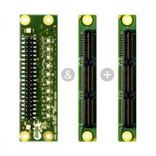 디바이스마트,MCU보드/전자키트 > 프로세서/개발보드 > FPGA,Terasic,Intel HSMC Debug & Loopback Connector Package [P0057],HSMC Debug & Loopback Connector Package / 고속 메자닌 카드(HSMC)를 통한 테스트 및 디버깅 목적으로 설계된 HSMC 어댑터로 구성