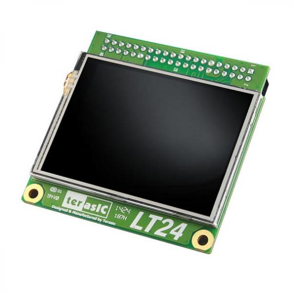 디바이스마트,MCU보드/전자키트 > 프로세서/개발보드 > FPGA,Terasic,Intel LT24 Card [P0185],TERASIC LT24 Touch Panel Daughter Board / 240(H) x 320(V) 디스플레이 해상도를 갖춘 2.4인치 LCD 터치 모듈 / LT24는 FPGA 메인보드에서 직접 전원 공급