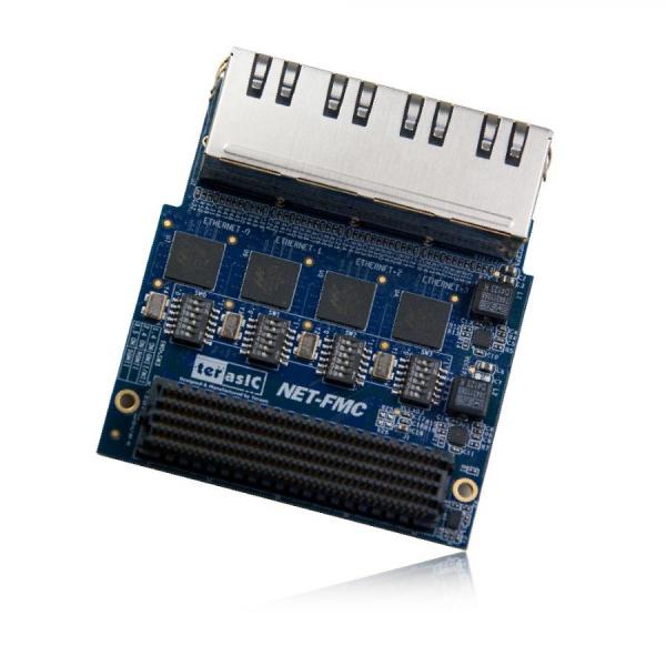 디바이스마트,MCU보드/전자키트 > 프로세서/개발보드 > FPGA,Terasic,Intel NET-FMC Card [P0481],NET-FMC Card / FMC 인터페이스가 있는 기가비트 이더넷 트랜시버 / FMC 커넥터를 사용하여 호스트 보드와 최대 1Gbps의 네트워크 전송을 제공
