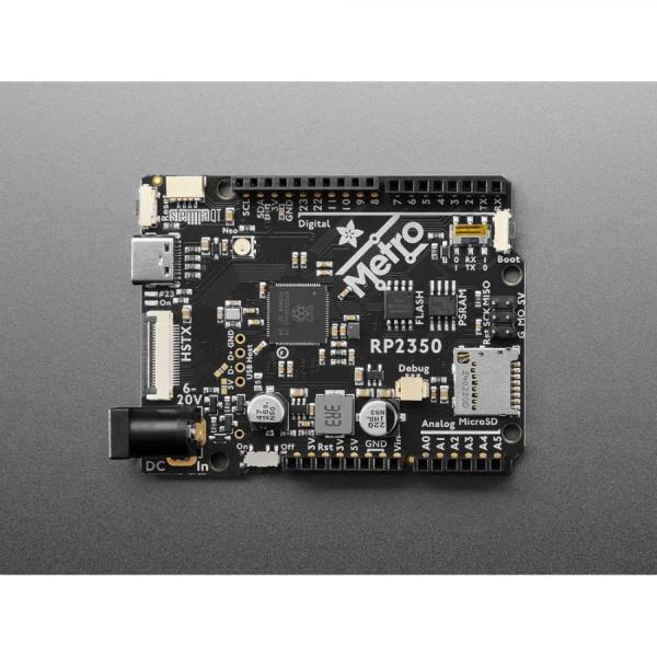 디바이스마트,오픈소스/코딩교육 > 파이썬/IoT 개발 보드 > RP2040/RP2350,Adafruit,Adafruit Metro RP2350 with PSRAM [ada-6267],RP2350 메인 칩 / 150MHz 클럭, 3.3V 로직 / 온보드 RGB NeoPixel / 듀얼 ARM Cortex-M33