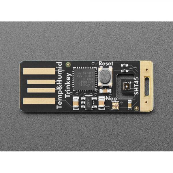 디바이스마트,MCU보드/전자키트 > 센서모듈 > 온도/습도 > 온습도겸용,Adafruit,Adafruit SHT45 Trinkey - USB Temp and Humidity Sensor with PTFE [ada-6260],USB 키, 온습도 센서 / PTFE 필터 / ATSAMD21 마이크로컨트롤러 / 작동 범위: 0 ~ 100 %RH, −40 ~ 125 °C