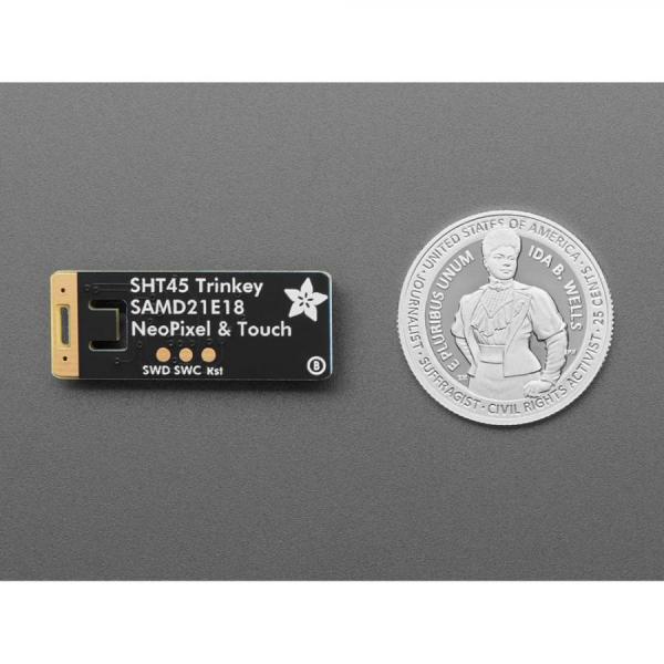 디바이스마트,MCU보드/전자키트 > 센서모듈 > 온도/습도 > 온습도겸용,Adafruit,Adafruit SHT45 Trinkey - USB Temp and Humidity Sensor with PTFE [ada-6260],USB 키, 온습도 센서 / PTFE 필터 / ATSAMD21 마이크로컨트롤러 / 작동 범위: 0 ~ 100 %RH, −40 ~ 125 °C