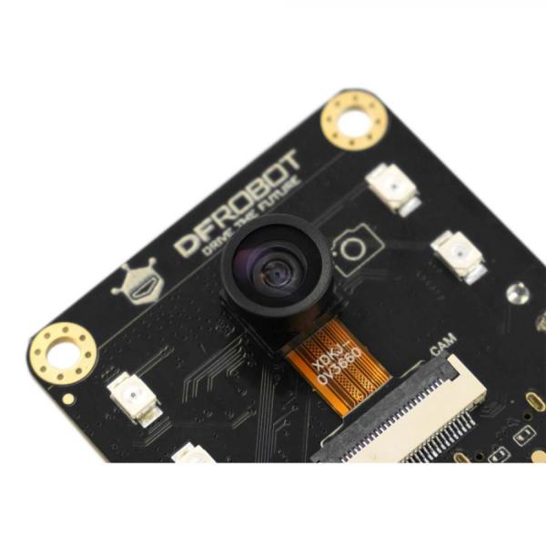 디바이스마트,MCU보드/전자키트 > 인공지능/임베디드/산업용 > 인공지능/머신러닝 > 인공지능 카메라/비젼,DFROBOT,ESP32-S3 AI 카메라 모듈(Edge 이미지 인식, 야간 투시, ChatGPT 음성 상호 작용) [DFR1154],ESP32-S3 칩 기반 / 최첨단 지능형 카메라 모듈 / 광각 적외선 카메라, 온보드 마이크 및 스피커 내장 / AI 처리 기능 / 작동 전압: 3.3V / 작동 온도: -10~60°C