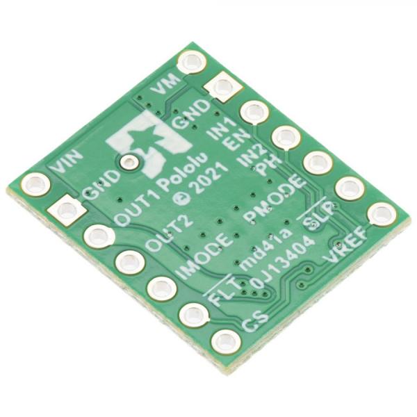 디바이스마트,기계/제어/로봇/모터 > 모터드라이버 > DC모터 드라이버 > 브랜드(Pololu) DC모터 드라이버,Pololu,TB67H453FNG Single Brushed DC Motor Driver Carrier #4971,공급 전압 : 4.5V ~ 44V / 단일 양방향 브러시 DC 모터에 1.3A의 연속 전류 공급 / 1.8V ~ 5V 논리 전압 지원