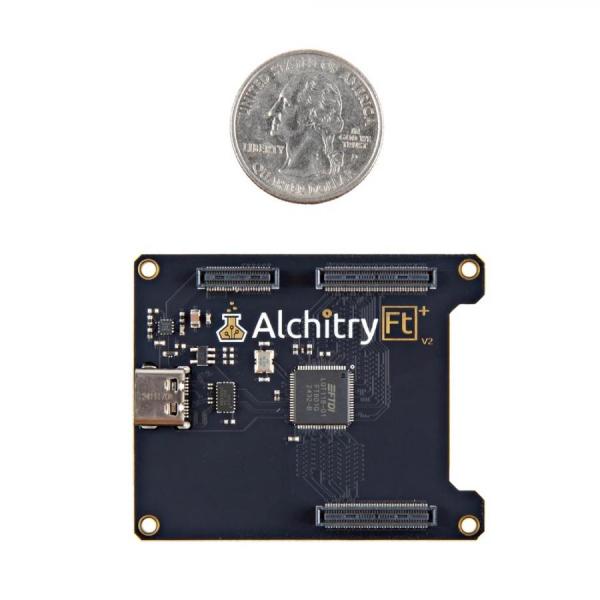 디바이스마트,MCU보드/전자키트 > 프로세서/개발보드 > FPGA,SparkFun,Alchitry Ft+ V2 [DEV-27881],데이터 가져오거나 내보내기 기능 / 속도 : 최대 400MB/s / FT601Q 탑재