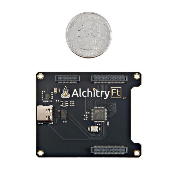 디바이스마트,MCU보드/전자키트 > 프로세서/개발보드 > FPGA,SparkFun,Alchitry Ft V2 [DEV-27880],데이터 가져오거나 내보내기 기능 / 속도 : 최대 200MB/s / FT600Q 탑재