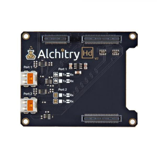 디바이스마트,MCU보드/전자키트 > 프로세서/개발보드 > FPGA,SparkFun,Alchitry Hd V2 [DEV-27879],Alchitry Au 또는 Pt에 두 개의 마이크로 HDMI 포트 추가