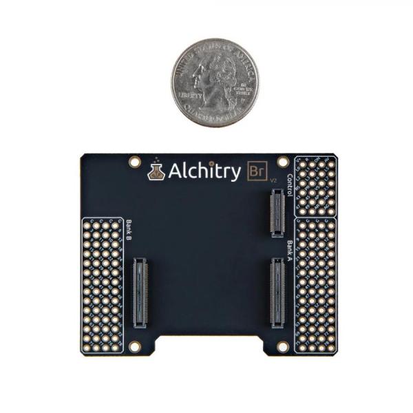 디바이스마트,MCU보드/전자키트 > 프로세서/개발보드 > FPGA,SparkFun,Alchitry Br Wide V2 [DEV-27877],Alchitry 헤더의 모든 신호 핀을 0.1인치 납땜하기 쉬운 구멍으로 나눕니다