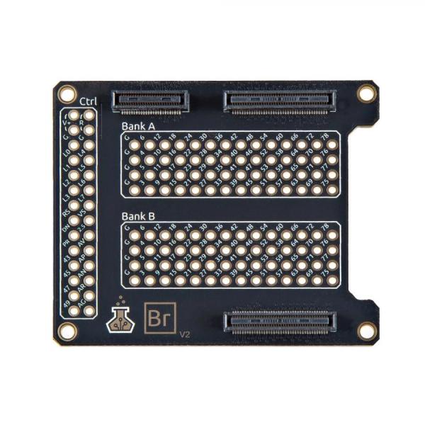 디바이스마트,MCU보드/전자키트 > 프로세서/개발보드 > FPGA,SparkFun,Alchitry Br V2 [DEV-27876],Alchitry 헤더의 모든 신호 핀을 0.1인치 납땜하기 쉬운 구멍으로 나눕니다