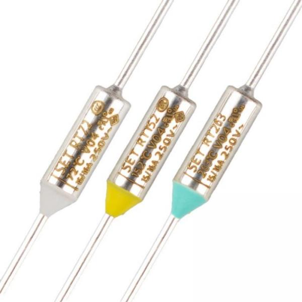 디바이스마트,RLC/수동소자 > 퓨즈/폴리스위치 > 온도퓨즈,EWIN,Axial type 온도퓨즈 15A/16A AC250V [ RT216 ],하우징 재질: 금속 / 정격전압:AC 250V / 전류: 15A,16A / Fusing Temp: 213℃