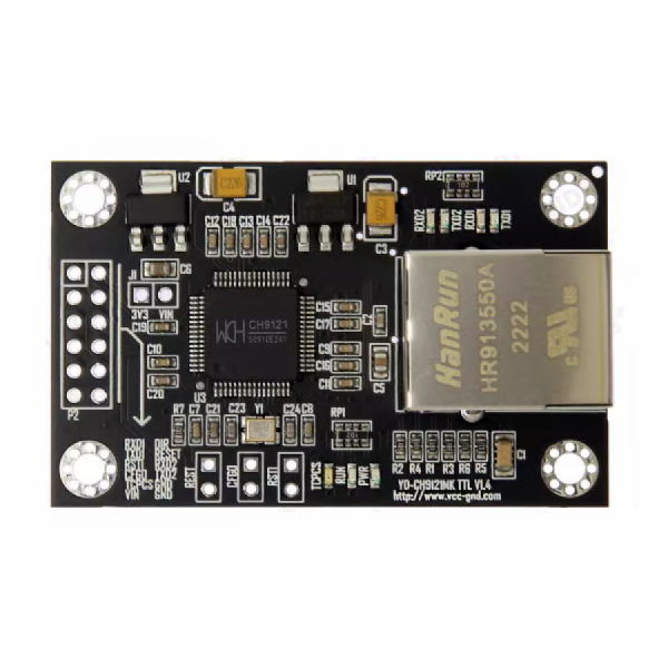 디바이스마트,MCU보드/전자키트 > 프로세서/개발보드 > 기타 MCU,VCC-GND Studio,CH9121 듀얼 직렬 포트 네트워크 포트 이더넷 TCP/UDP TTL (납땜  O) [VND055],10/100M / 전이중, 반이중 TCP 클라이언트/서버 UDP 300~921600bps