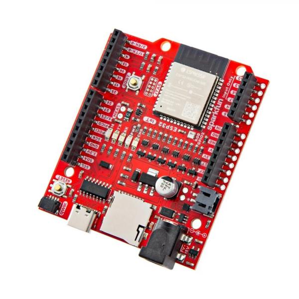 디바이스마트,오픈소스/코딩교육 > 파이썬/IoT 개발 보드 > ESP32,SparkFun,SparkFun IoT RedBoard - ESP32 MicroPython Development Board [WRL-28434],MicroPython으로 프로그래밍을 시작하는 데 필요한 모든 것이 탑재된 ESP32 WROOM 장착 개발 보드 / ESP32-D0WDQ6 칩