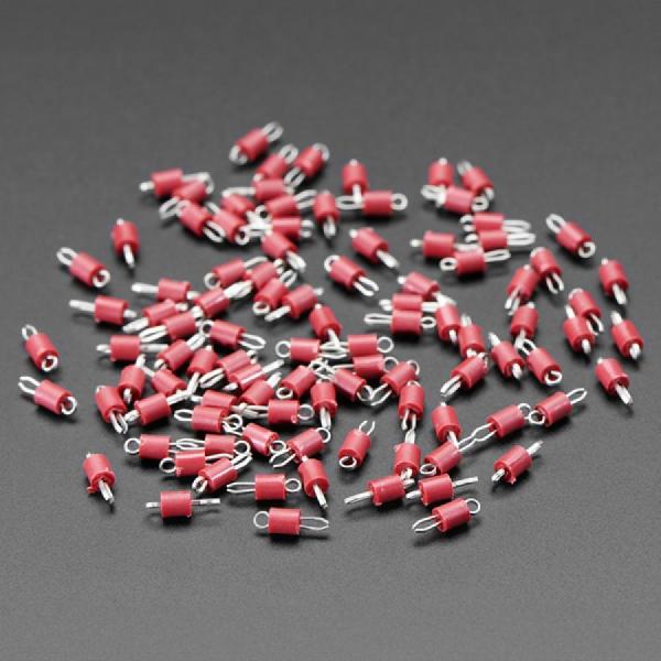 디바이스마트,커넥터/PCB > 플러그/잭 > 테스트포인트,Adafruit,Small PCB Test Points (100 pack) - Red [ada-3825],소형 PCB 테스트 포인트 / 한 팩 100개 구성 / 크기 : 7.6 x 2.5 x 1.8mm