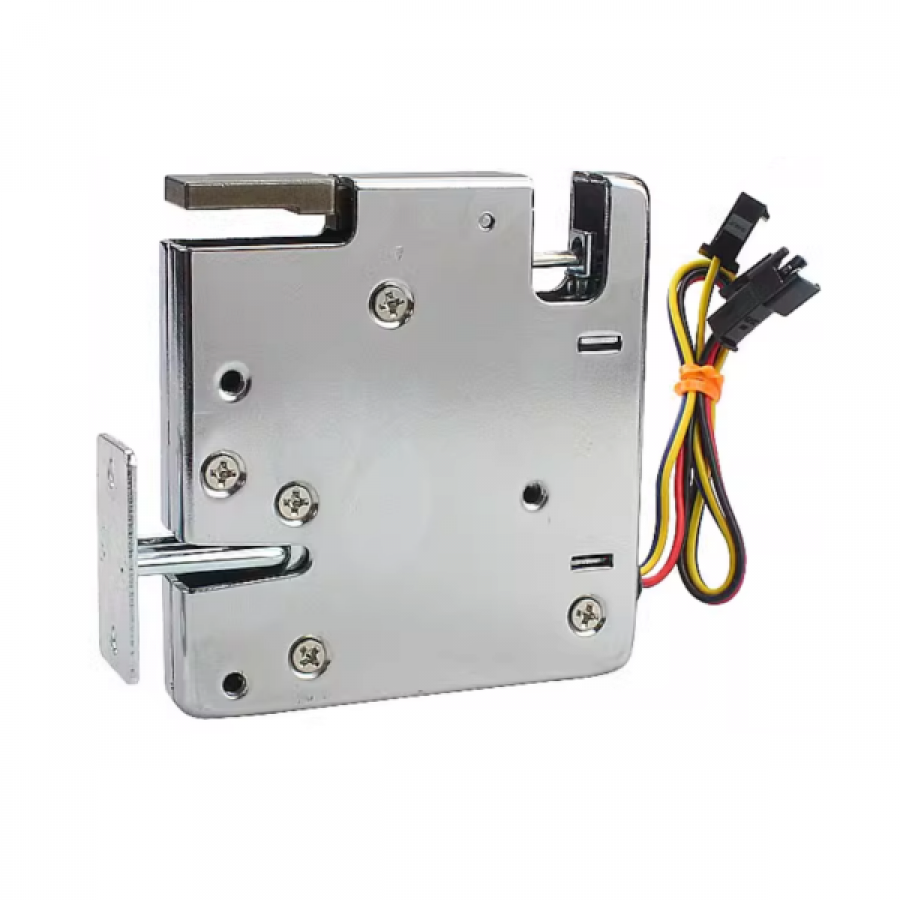 JK-XG-06G-SL DC 12V 소형 캐비넷 전자 솔레노이드 잠금장치 4선식