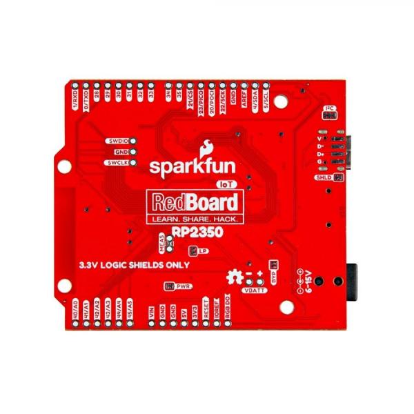 디바이스마트,오픈소스/코딩교육 > 파이썬/IoT 개발 보드 > RP2040/RP2350,SparkFun,SparkFun IoT RedBoard - RP2350 [WRL-27708],RP2350 MCU와 Raspberry Pi RM2를 통합하여 Arduino R4 포맷에서 무선 개발 지원 / 8MB PSRAM