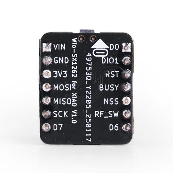 디바이스마트,오픈소스/코딩교육 > 파이썬/IoT 개발 보드 > Seeedstudio XIAO > XIAO 모듈/확장보드,Seeedstudio,Wio-SX1262 for XIAO [113010003],고성능 LoRa 모듈 / Semtech SX1262 칩 기반 / 868/915MHz 대역 지원 / 출력 전력 : 최대 22dBm @862-930MHz