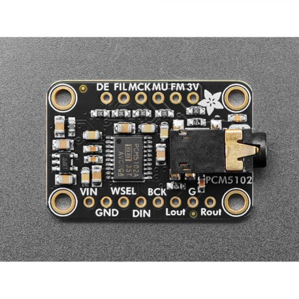 디바이스마트,MCU보드/전자키트 > 센서모듈 > 소리/음성센서,Adafruit,Adafruit PCM5102 I2S DAC with Line Level Output - 112dB SNR [ada-6250],PCM5102 버전 / PCM5100, PCM51102 서로 호환 가능 / 샘플링 주파수 8kHz ~ 384kHz / 3~5VDC 전원 공급 / 동적 범위 : 112dB