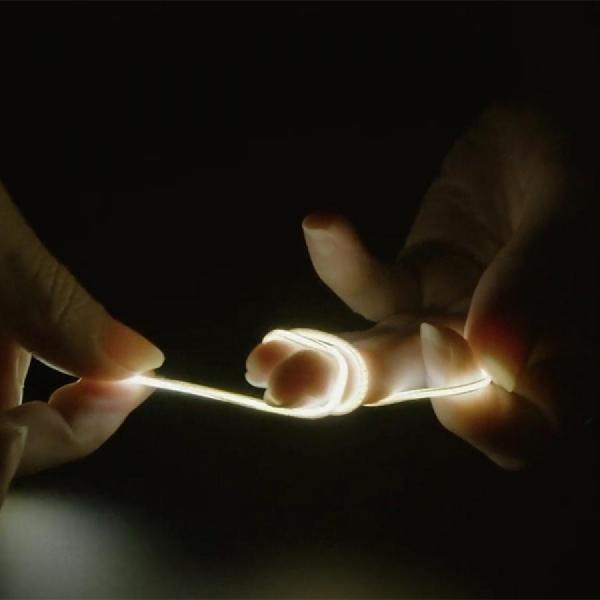디바이스마트,LED/LCD > LED 인테리어조명 > 플렉서블 LED,Adafruit,Single ended nOOds - 300mm long Flexible LED Filament - Cool White 3V [ada-6148],쿨 화이트 / 실리콘 코팅 / 3V 전원 공급 시 최대 200mA 소모 / 길이 : 300mm