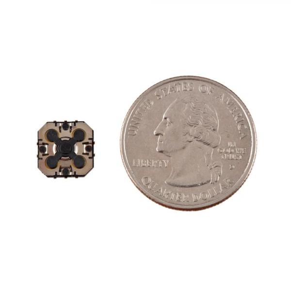 디바이스마트,MCU보드/전자키트 > 버튼/스위치/제어/RTC > 버튼/스위치/조이스틱,SparkFun,Multi-Directional Switch 5 Position - D-Pad (SMD) [COM-26850],5방향 패드 / 정격: 12VDC, 100mA / 접촉 저항: 최대 80mΩ / 크기: 10.5 x 10.5 x 1.7mm