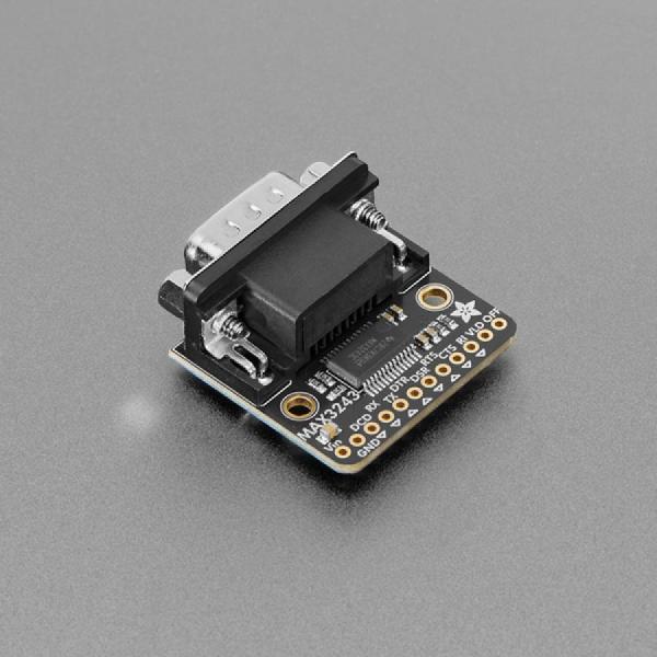 디바이스마트,MCU보드/전자키트 > 개발용 장비 > USB/RS232/RS485 컨버터,Adafruit,Adafruit RS232 Full Breakout with DE9-M [ada-6253],MAX3243 사용 / DE9-M 수 핀 커넥터 납땜 / V ~ 5.5V VCC 공급으로 작동 / 최대 250kbit/s까지 작동