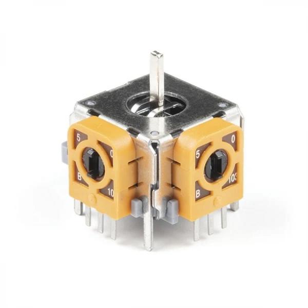 디바이스마트,스위치/부저/전기부품 > 스위치 > 조이스틱 스위치,SparkFun,Thumb Joystick - Deluxe [COM-16273],16mm / 두개의 전위차계로 제공 / 금속 조이스틱