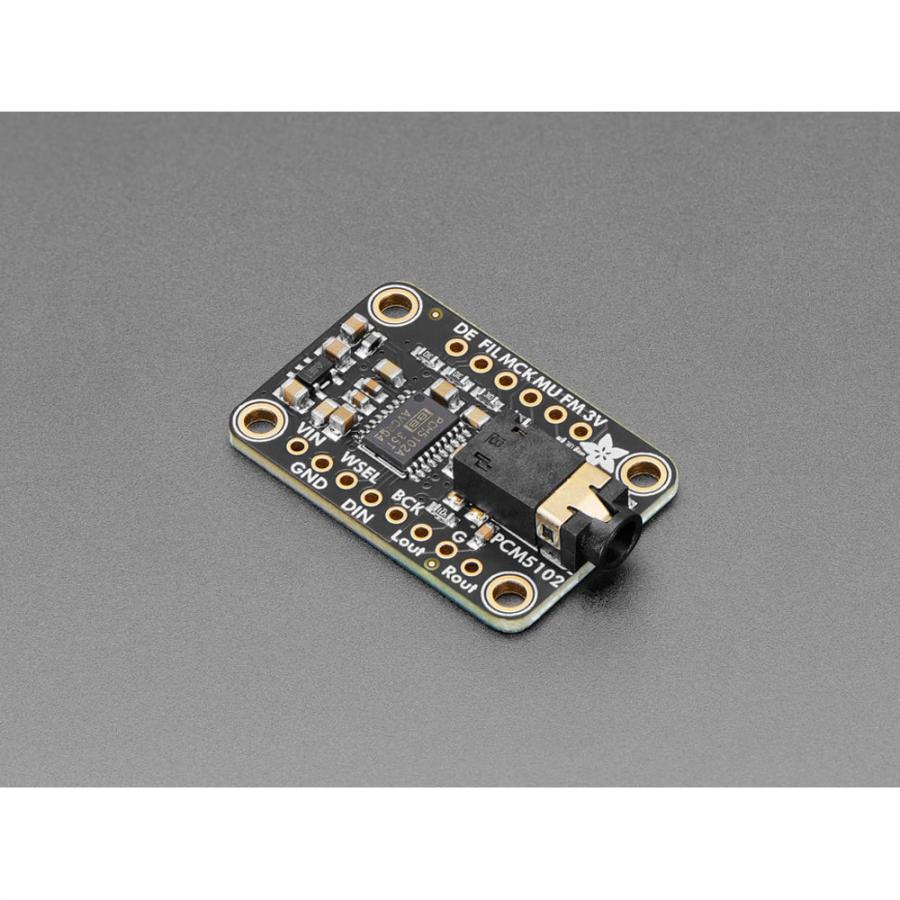 Adafruit PCM5102 I2S DAC with Line Level Output - 112dB SNR [ada-6250]