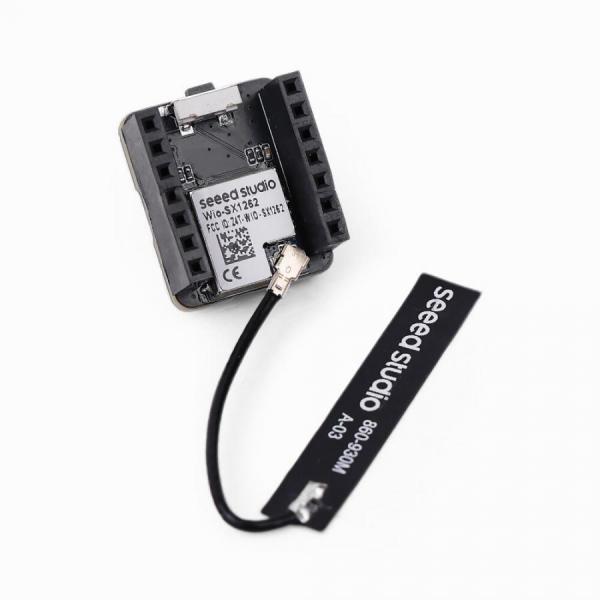 디바이스마트,오픈소스/코딩교육 > 파이썬/IoT 개발 보드 > Seeedstudio XIAO > XIAO 모듈/확장보드,Seeedstudio,Wio-SX1262 for XIAO [113010003],고성능 LoRa 모듈 / Semtech SX1262 칩 기반 / 868/915MHz 대역 지원 / 출력 전력 : 최대 22dBm @862-930MHz