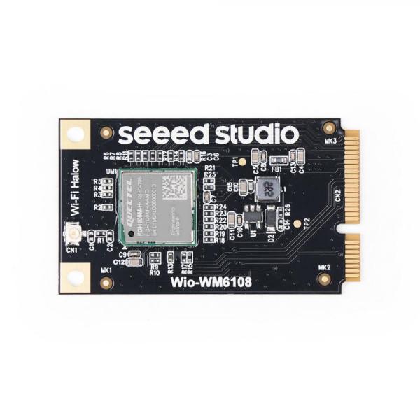 디바이스마트,MCU보드/전자키트 > 통신/네트워크 > 와이파이,Seeedstudio,Wio-WM6180 Wi-Fi HaLow 미니 PCIe 모듈 [109990565],Quectel FGH100M-H 로 구동 / 저전력 Wi-Fi HaLow 모듈 / 작동 주파수 범위 : 902-928MHz / 작동 온도 : -30 °C ~ +85 °C