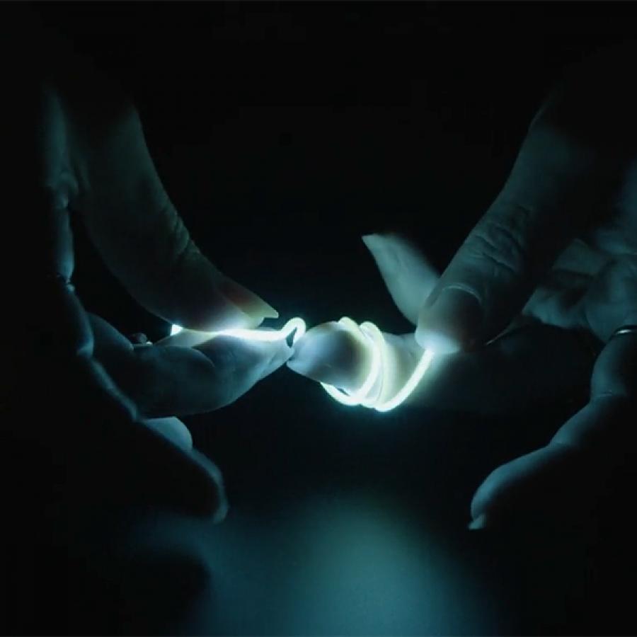 Single ended nOOds - 300mm long Flexible LED Filament - Ice Blue 3V [ada-6147]