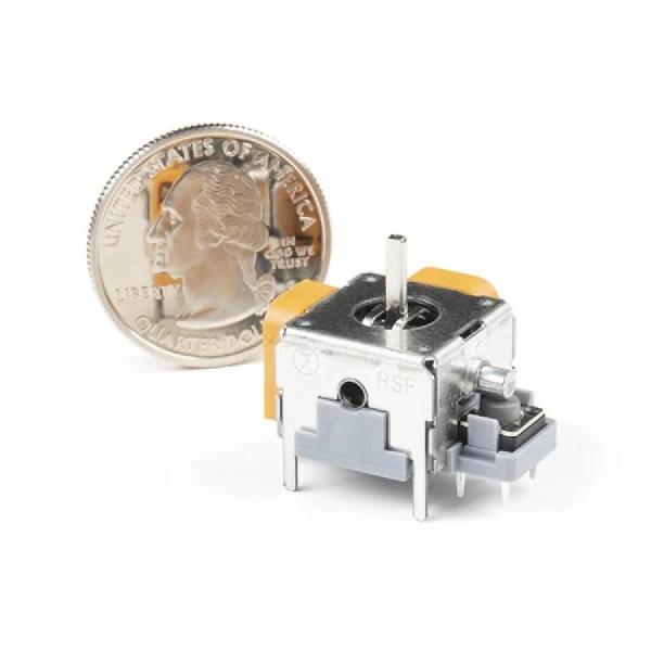 디바이스마트,스위치/부저/전기부품 > 스위치 > 조이스틱 스위치,SparkFun,Thumb Joystick - Deluxe [COM-16273],16mm / 두개의 전위차계로 제공 / 금속 조이스틱