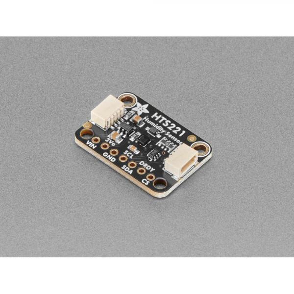 디바이스마트,MCU보드/전자키트 > 센서모듈 > 온도/습도 > 온습도겸용,Adafruit,Adafruit HTS221 - Temperature & Humidity Sensor Breakout Board - STEMMA QT / Qwiic [ada-4535],0%-100% rH 의 상대 습도를 0.004%의 감도와 20-80% 사이에서 3.5%의 정확도로 측정 / 3 - 5 VDC 전원 / -40~120도 온도 측정