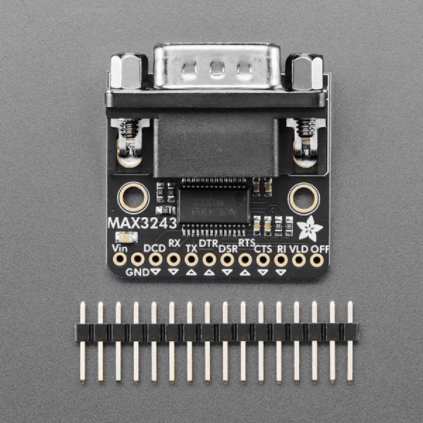 디바이스마트,MCU보드/전자키트 > 개발용 장비 > USB/RS232/RS485 컨버터,Adafruit,Adafruit RS232 Full Breakout with DE9-M [ada-6253],MAX3243 사용 / DE9-M 수 핀 커넥터 납땜 / V ~ 5.5V VCC 공급으로 작동 / 최대 250kbit/s까지 작동